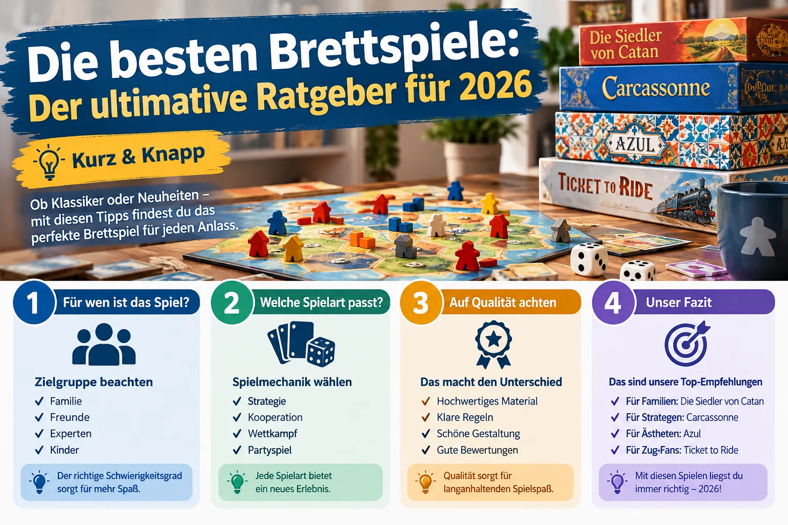 Die besten Brettspiele 1 Was macht ein gutes Brettspiel aus?