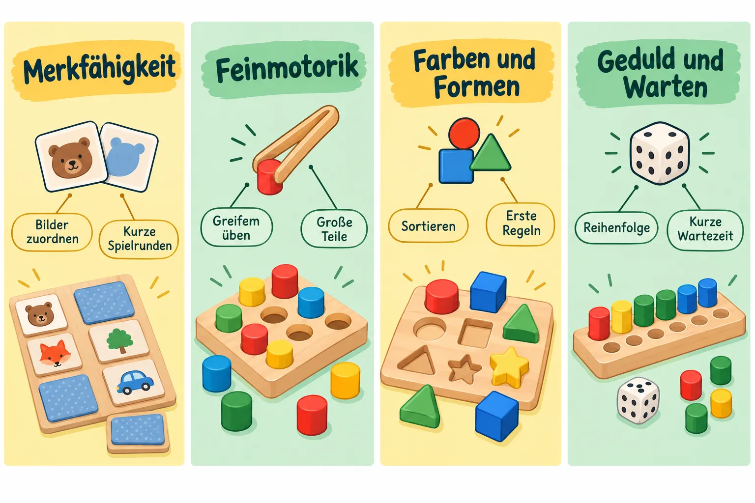 Die besten Kinderspiele 1 Was sind die besten Kinderspiele für 4-Jährige?