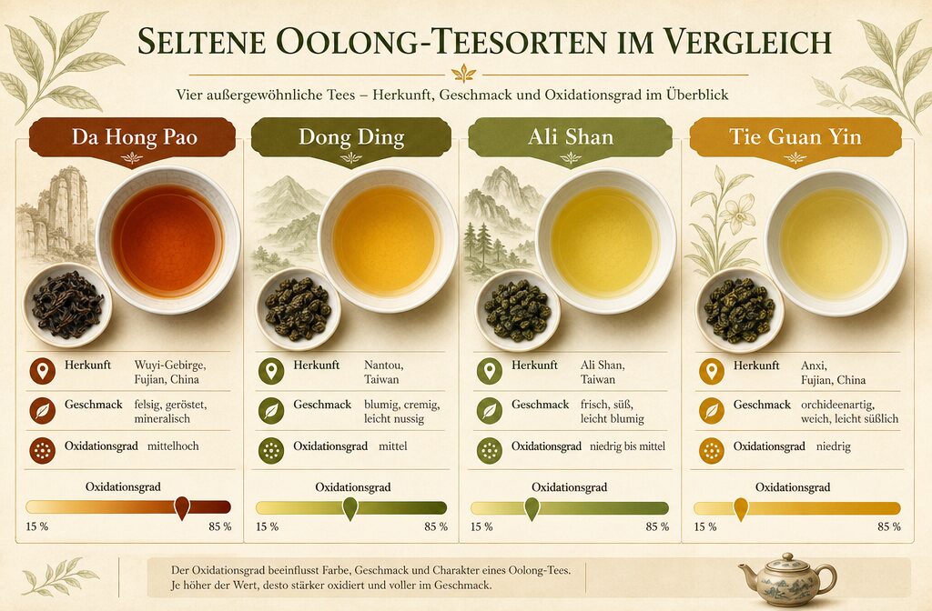 Was sind die besten Oolong-Teesorten für Anfänger?