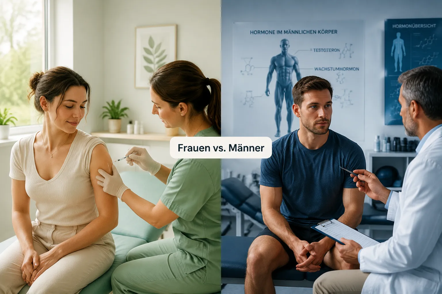 Welche Nebenwirkungen hat hCG?