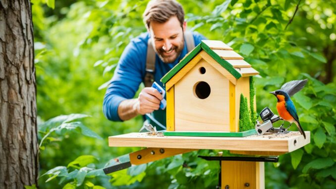 Wie baue ich ein Vogelhaus?