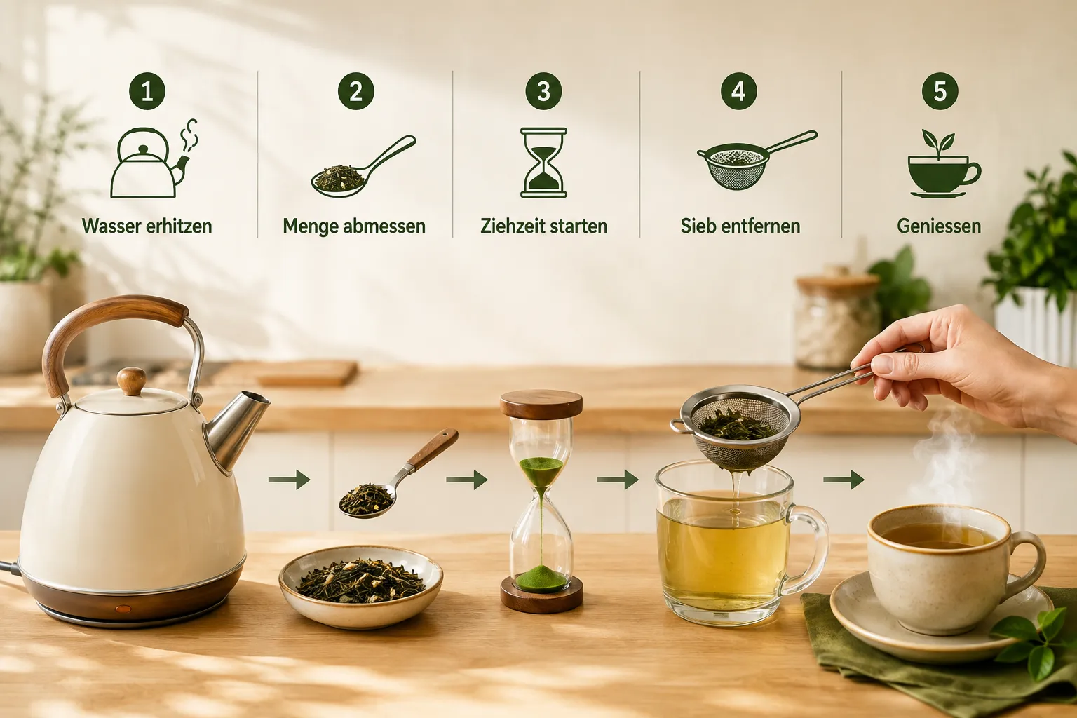 Wie bereitet man die perfekte Tasse Tee zu?