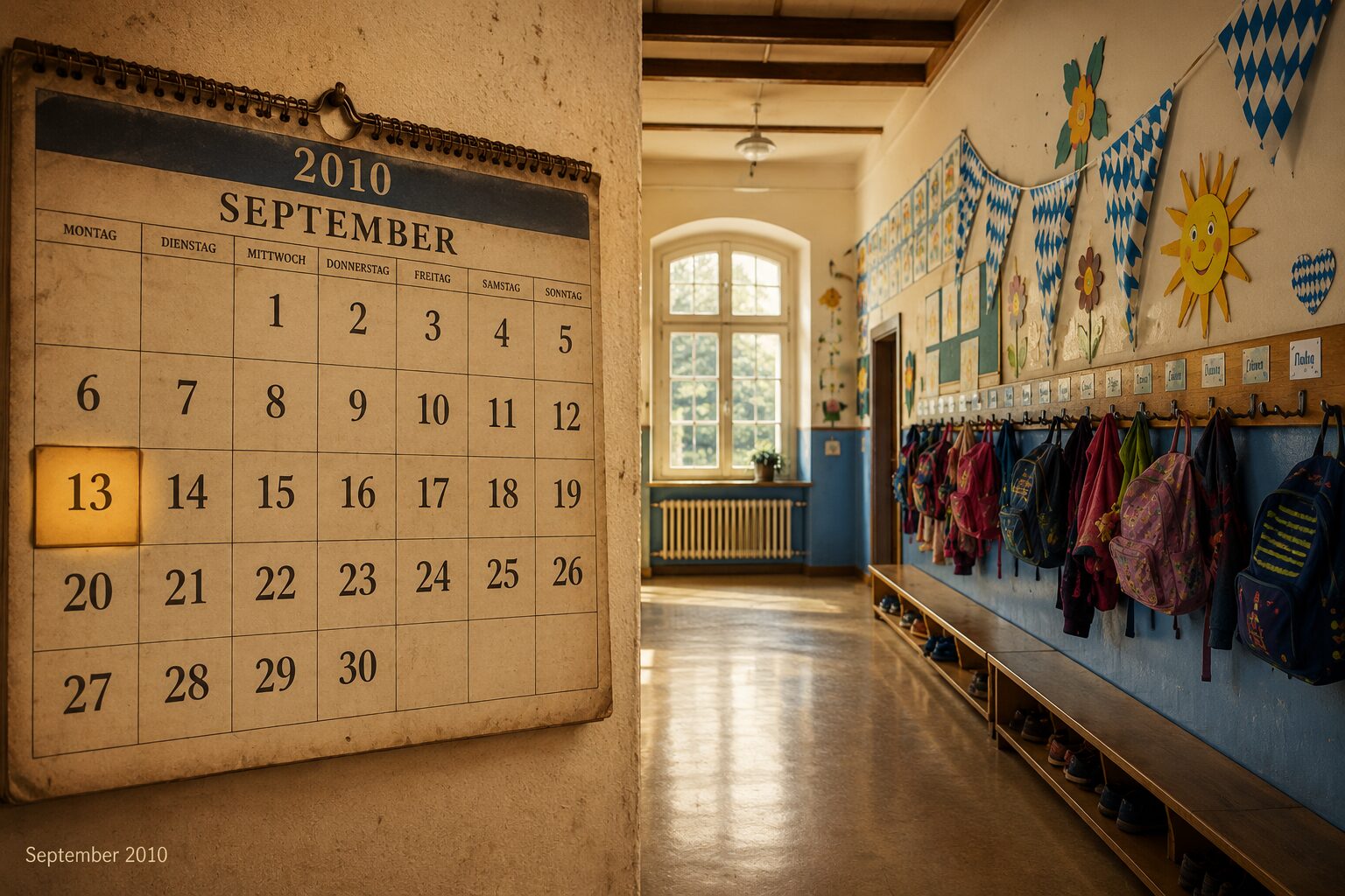 Erster Schultag 2010 Bayern 1 Wie bereitet man ein Kind auf den ersten Schultag vor?