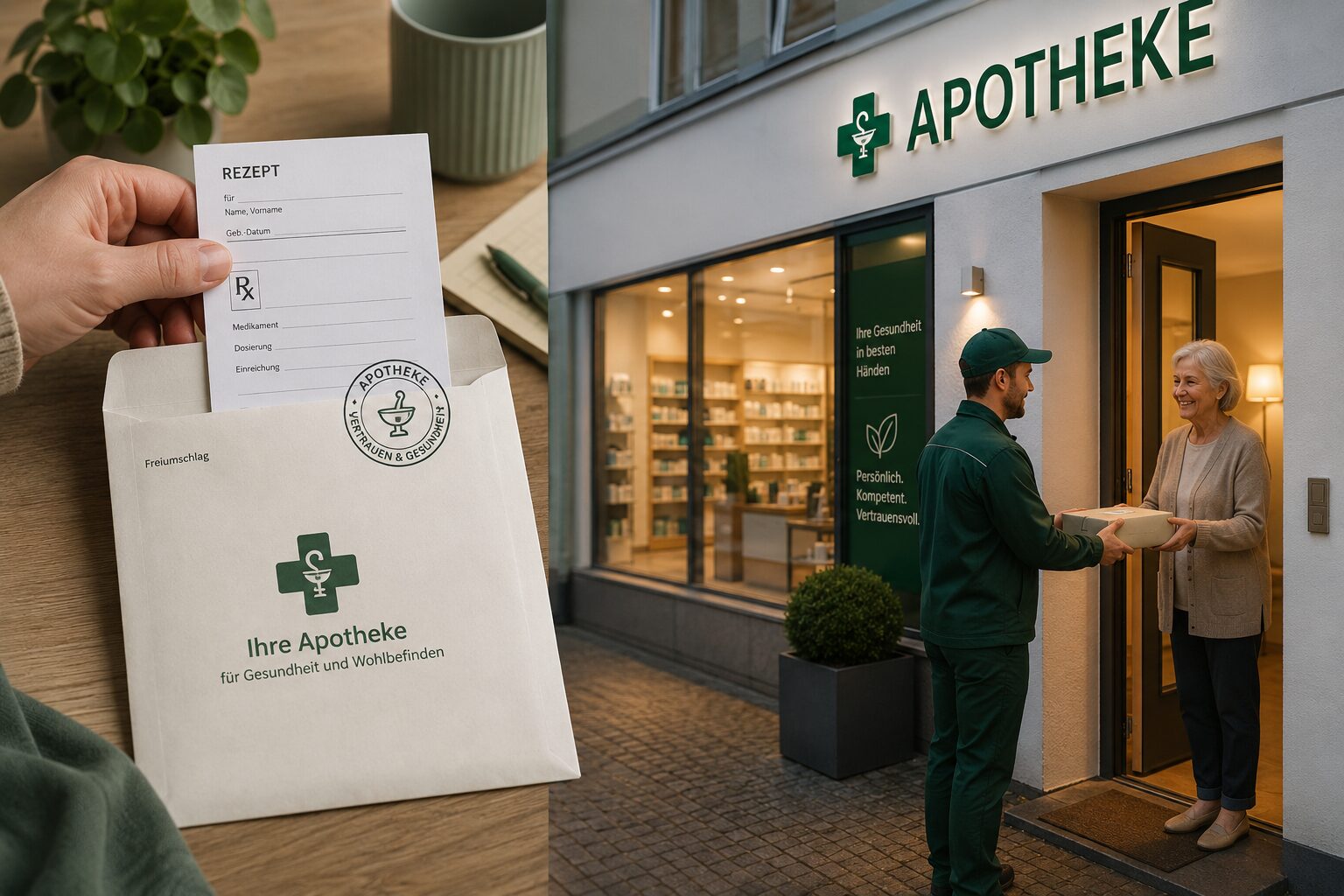 Wie funktioniert eine Freiumschlag Apotheke?