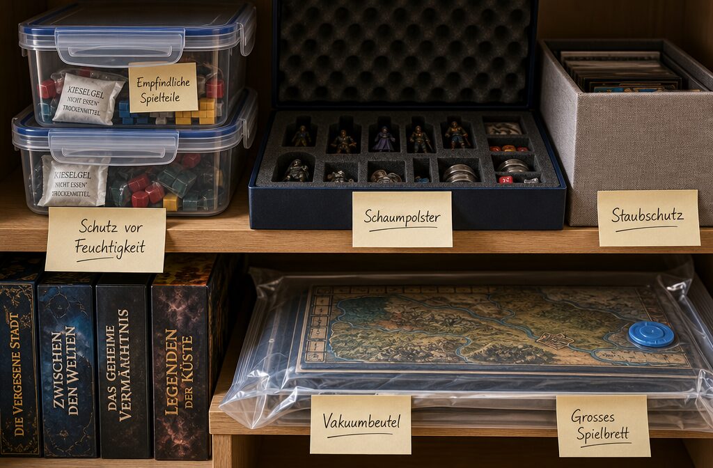Wie schütze ich meine Spiele vor Staub und Feuchtigkeit?