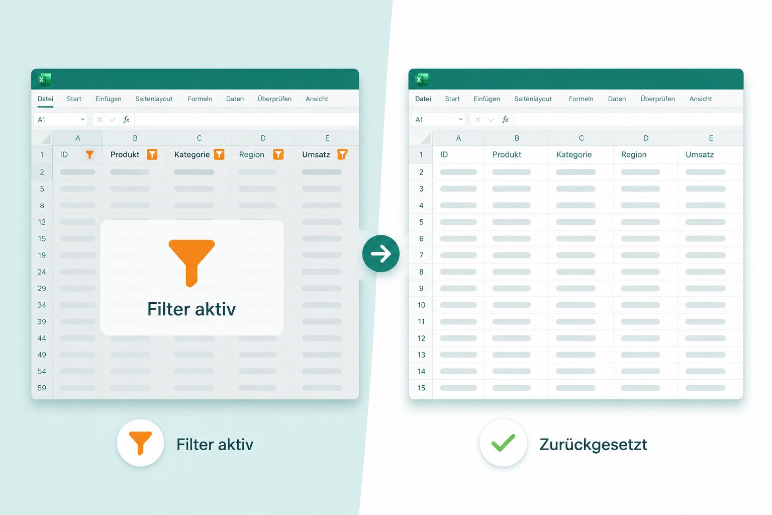 Excel: Filter zurücksetzen 1 Wie setze ich alle Filter in Excel zurück?