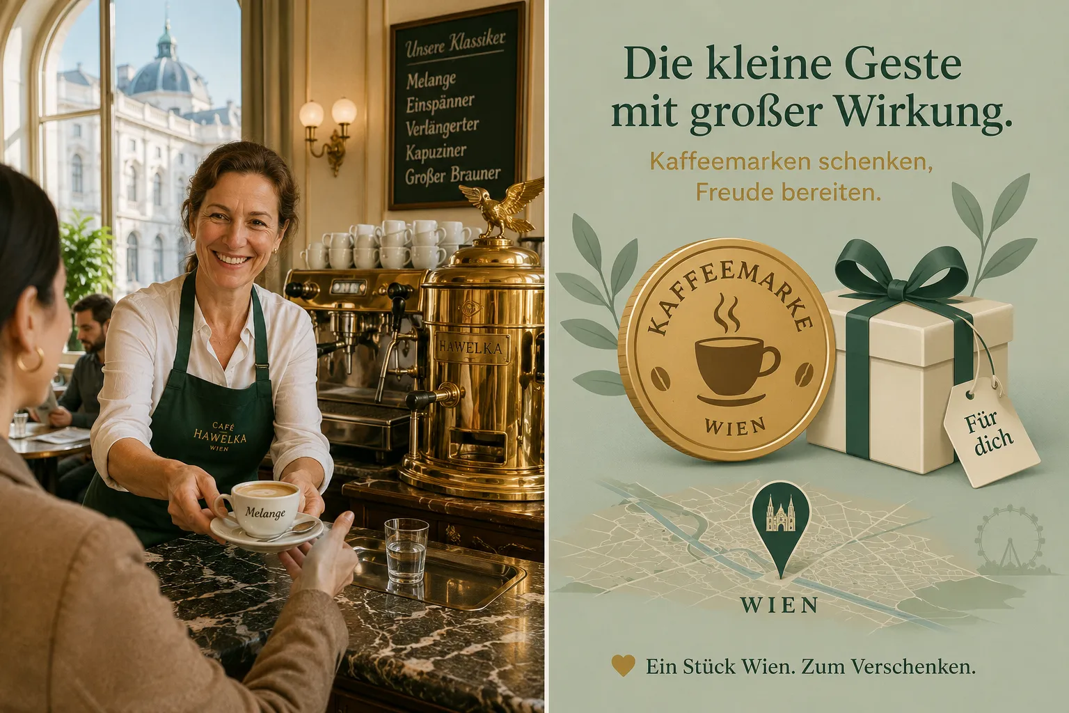 Wiener Kaffeemarken als Geschenkidee