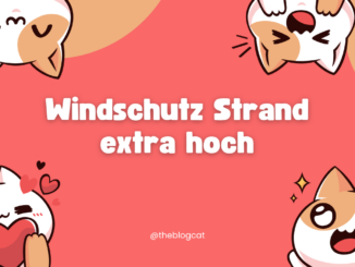 Windschutz Strand extra hoch