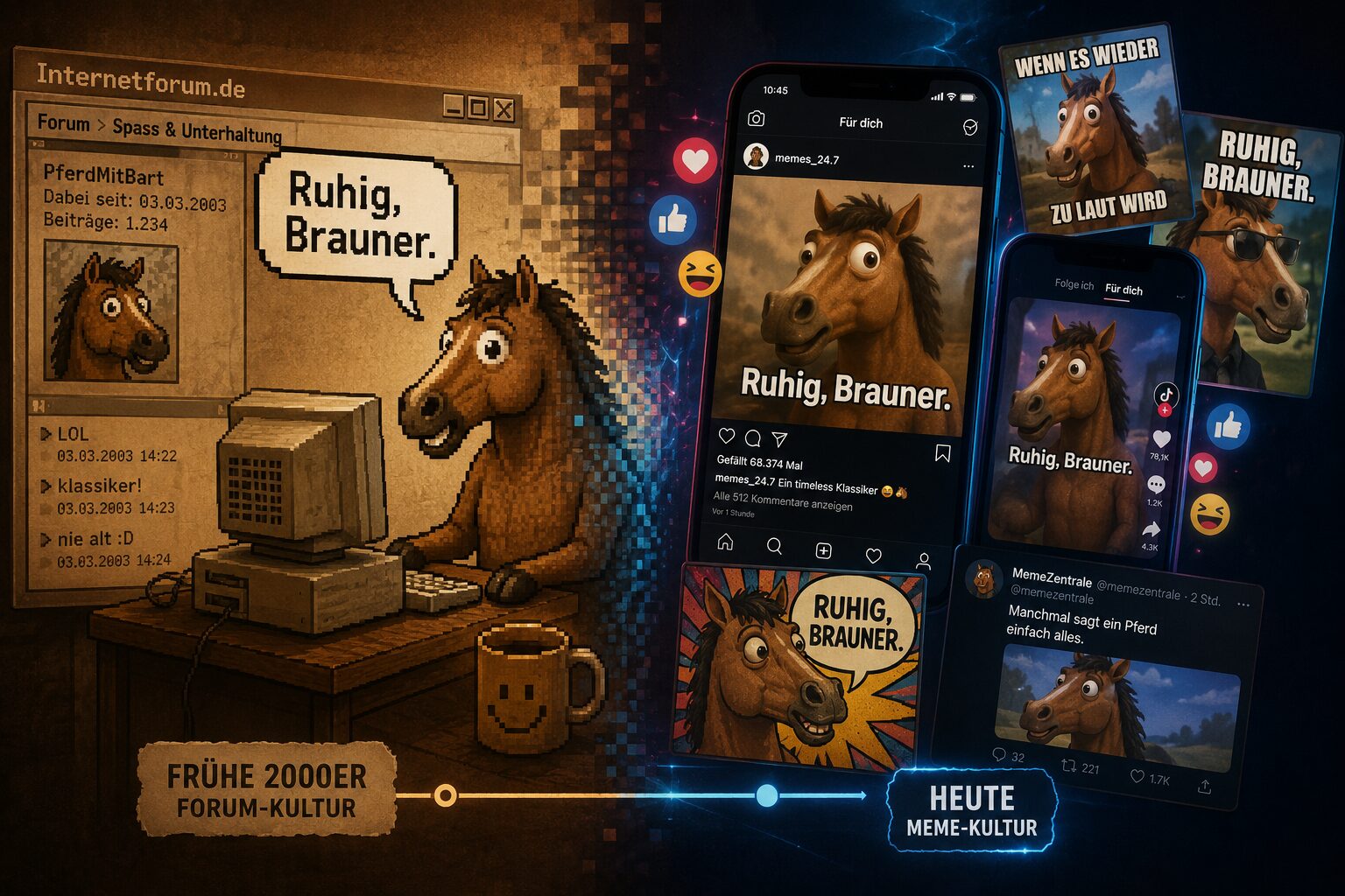 „Ruhig, Brauner“-Meme 1 Woher kommt das „Ruhig, Brauner"-Meme? Ursprung und Geschichte