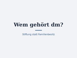 Wem gehört dm