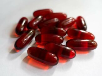 Astaxanthin in Kapselform