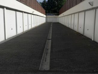 Garagenhof als Autostellplatz