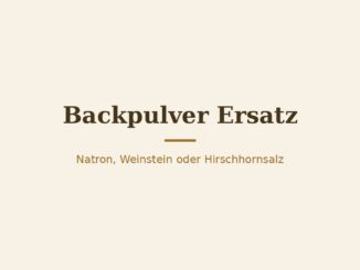 Backpulver Ersatz – Titelbild