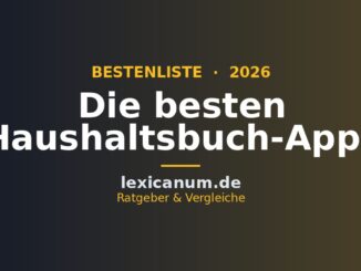 Die besten Haushaltsbuch-Apps 2026 im Vergleich