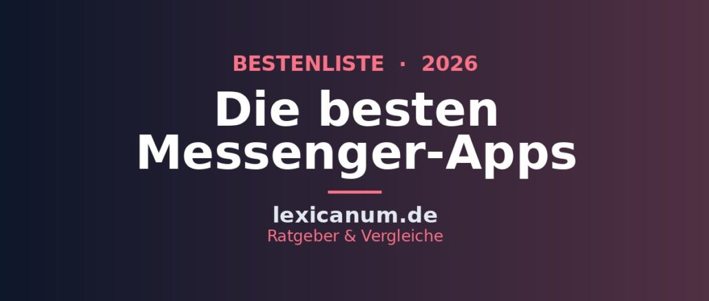 Die besten Messenger-Apps 2026 im Vergleich