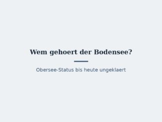 Wem gehört der Bodensee? Der ungeklärte Status 6