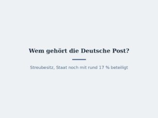 Wem gehört die Deutsche Post? Eigentümer und Konzernstruktur 8