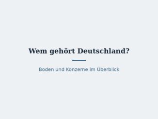 Wem gehört Deutschland? Boden und Konzerne im Überblick 6