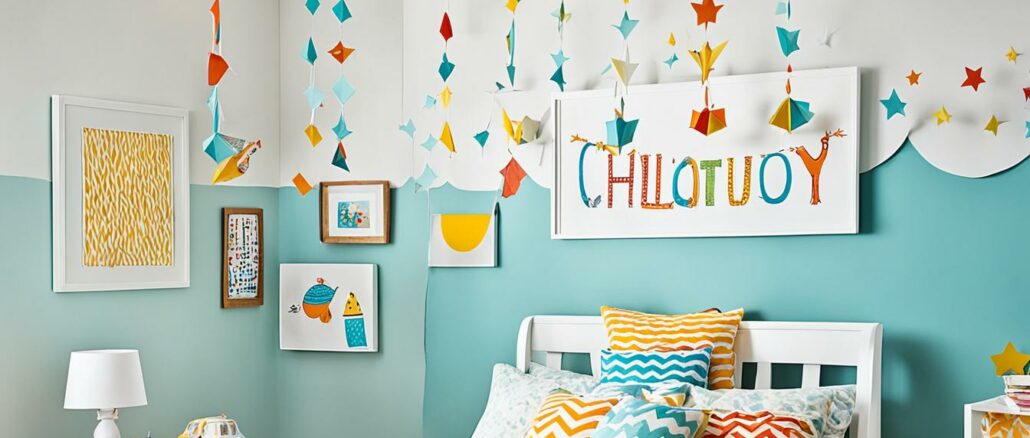 diy deko ideen kinderzimmer