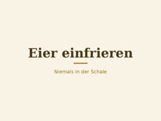 Eier einfrieren – Titelbild