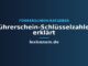 Führerschein-Schlüsselzahlen erklärt