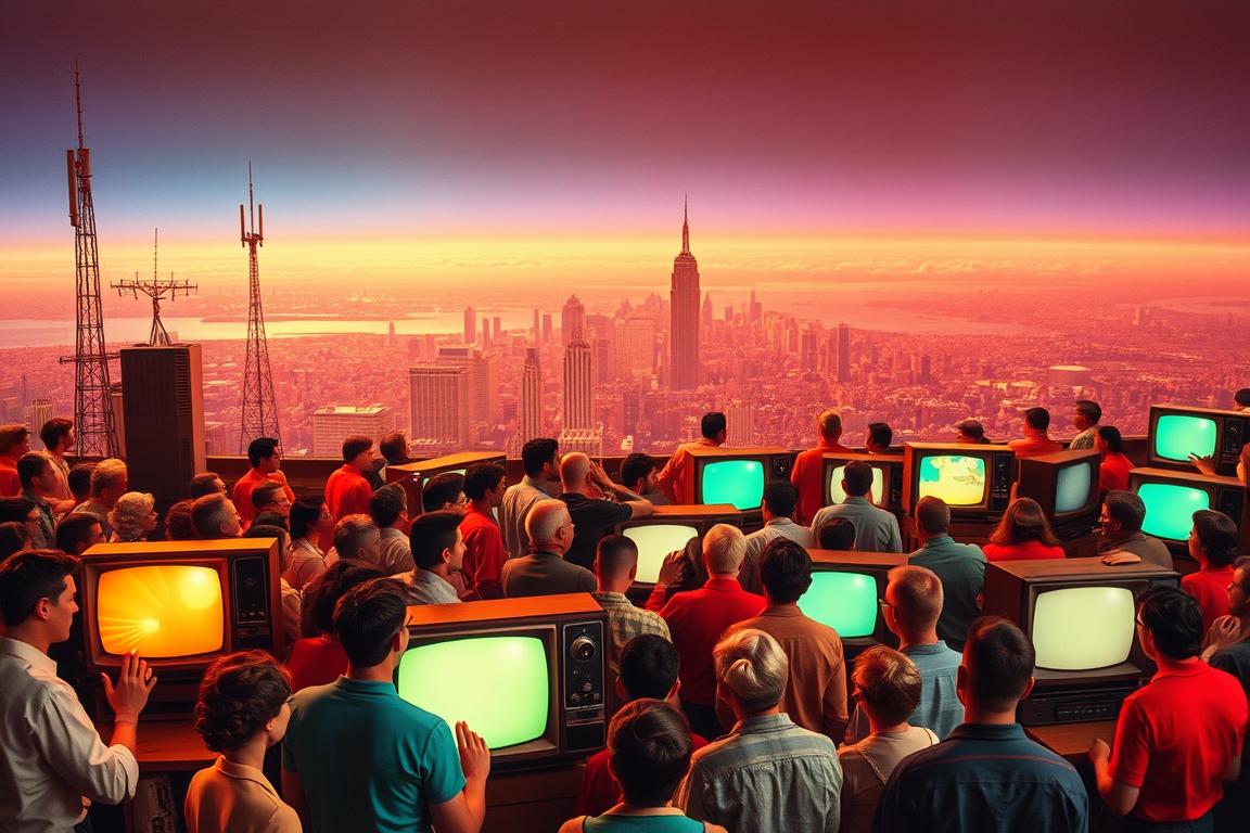 globale Farbfernseheinführung