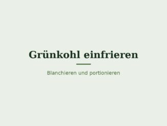 Grünkohl einfrieren – Titelbild