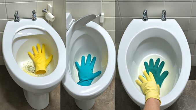 haushaltstipps kalk und urinstein im wc entfernen