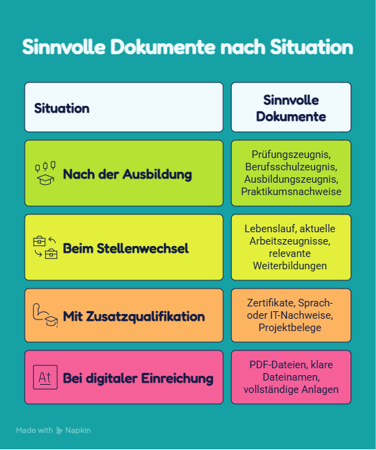 Bewerbung nach Ausbildung oder Jobwechsel: Diese Unterlagen entscheiden wirklich über Ihre Chancen 1