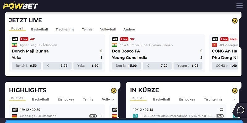  Powbet — Klasse für Kombiwetten