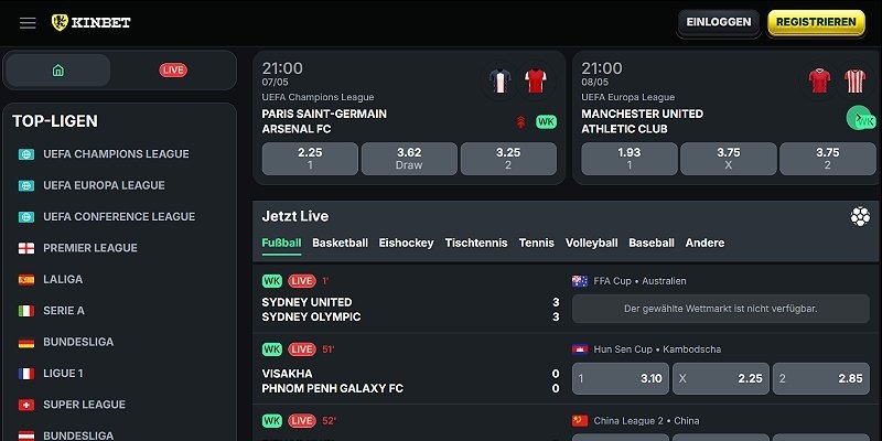 Kinbet — Nur 5x Umsatzbedingungen