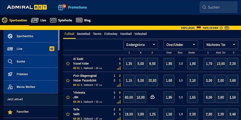 Sportwetten Deutschland legal: Die 10 besten Anbieter 2026 1