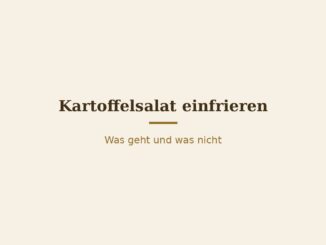 Kartoffelsalat einfrieren – Titelbild