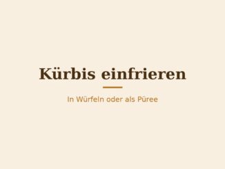 Kürbis einfrieren – Titelbild