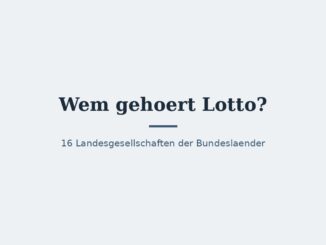 Wem gehört Lotto? Der Deutsche Lotto-Block 8