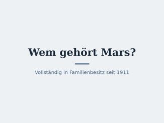 Wem gehört Mars? Eigentümer und Konzernstruktur 9