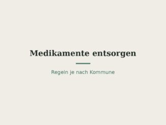 Medikamente entsorgen: Restmüll, Apotheke oder Schadstoffmobil? 1