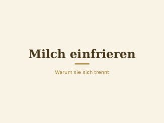Milch einfrieren – Titelbild
