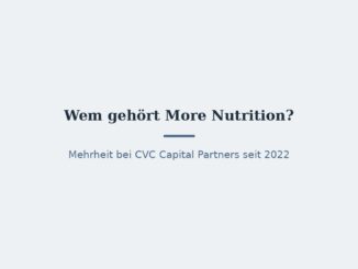 Wem gehört More Nutrition? Eigentümer und Konzernstruktur 5
