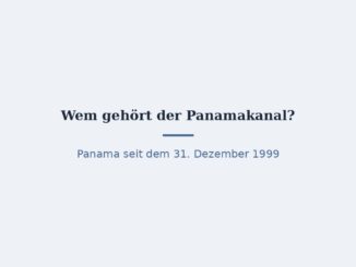 Wem gehört der Panamakanal? Die Autoridad del Canal 10