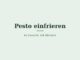 Pesto einfrieren – Titelbild