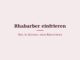 Rhabarber einfrieren – Titelbild