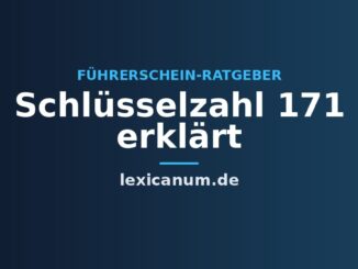 Schlüsselzahl 171 erklärt