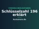 Schlüsselzahl 196 erklärt