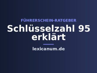 Schlüsselzahl 95 erklärt