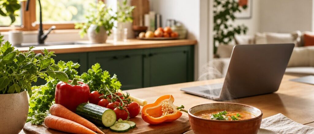 Stressfreies Kochen für Solo-Selbstständige in der Mittagspause