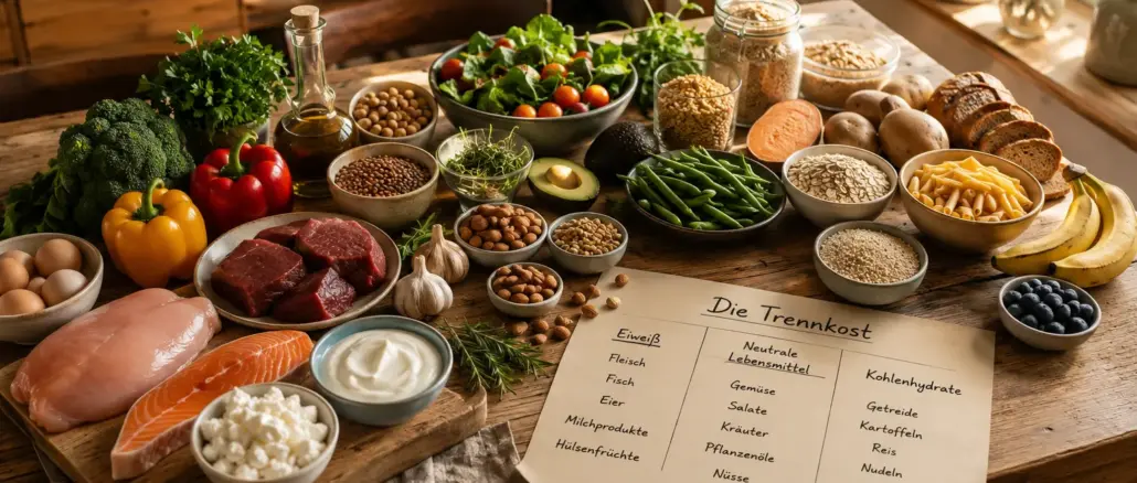 Trennkost-Tabelle: Rezepte, Der vollständige Leitfaden für 2026