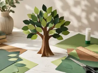 Baum basteln in 3D: Die vollständige Anleitung für Papier, Recycling und mehr