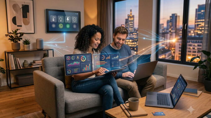 Smart Home und digitale Finanzen - wie moderne Haushalte ihre Ausgaben online verwalten 14