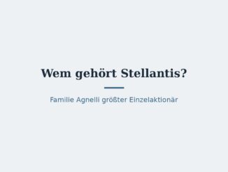 Wem gehört Stellantis? Aktionäre und Markenportfolio 3